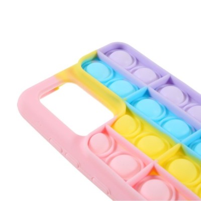 Samsung Galaxy A32 4G (A325F) „Popit“ Big Bubble minkšto silikono TPU rožinis dėklas - nugarėlė | Priedai.lt