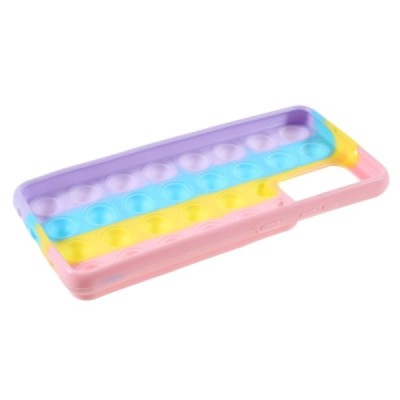 Samsung Galaxy A32 4G (A325F) „Popit“ Big Bubble minkšto silikono TPU rožinis dėklas - nugarėlė | Priedai.lt