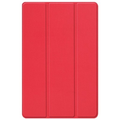 Xiaomi Pad 5 atverčiamas raudonas odinis dėklas (sulankstomas) | Priedai.lt