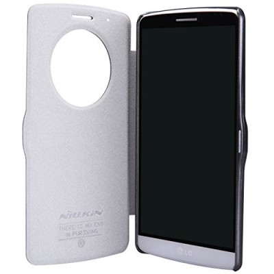 Nillkin Fresh LG G3 atverčiamas juodas odinis dėklas - knygutė / Priedai.lt