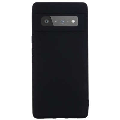 Google Pixel 6 Pro Shell kieto silikono (TPU) dėklas juodas - nugarėlė | Priedai.lt