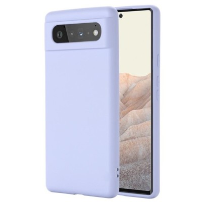 Google Pixel 6 Shell kieto silikono (TPU) dėklas violetinis - nugarėlė | Priedai.lt