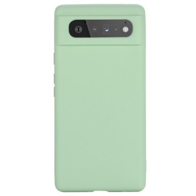Google Pixel 6 Shell kieto silikono (TPU) dėklas žalias - nugarėlė | Priedai.lt