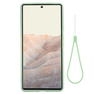 Google Pixel 6 Shell kieto silikono (TPU) dėklas žalias - nugarėlė | Priedai.lt