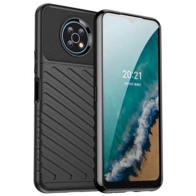 Nokia G50 Twill kieto silikono TPU juodas dėklas - nugarėlė | Priedai.lt