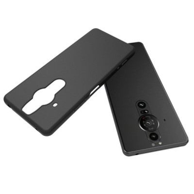 Sony Xperia Pro-I kieto silikono TPU juodas dėklas - nugarėlė | Priedai.lt