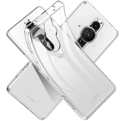 Sony Xperia Pro-I kieto silikono TPU skaidrus dėklas - nugarėlė | Priedai.lt