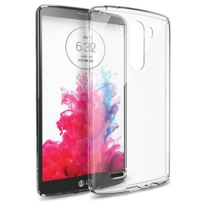 LG G3 D855 plastikinis skaidrus (permatomas) dėklas - nugarėlė / Priedai.lt