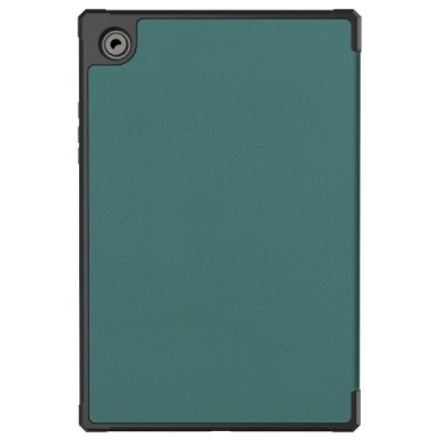 Samsung Galaxy Tab A8 10.5 2021 (X200, X205) atverčiamas žalias odinis dėklas - knygutė | Priedai.lt