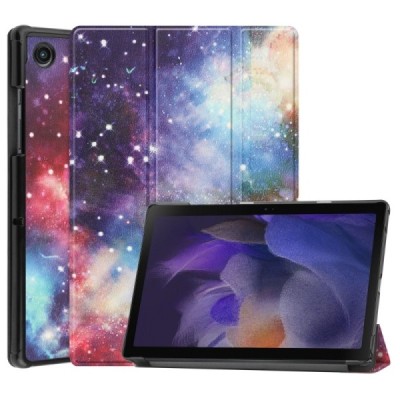 Samsung Galaxy Tab A8 10.5 2021 (X200, X205) atverčiamas spalvotas „Cosmo“ dėklas - knygutė | Priedai.lt