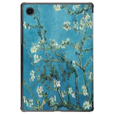 Samsung Galaxy Tab A8 10.5 2021 (X200, X205) atverčiamas spalvotas „Sakura“ dėklas - knygutė | Priedai.lt