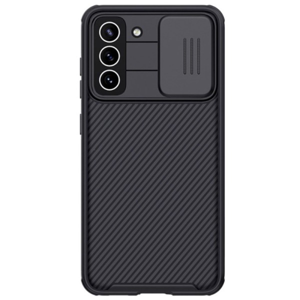„Nillkin“ CamShield dėklas - juodas (Galaxy S21 FE 5G)