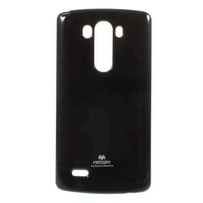 LG G3 Mercury juodas kieto silikono tpu dėklas - nugarėlė / Priedai.lt