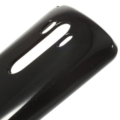 LG G3 Mercury juodas kieto silikono tpu dėklas - nugarėlė / Priedai.lt