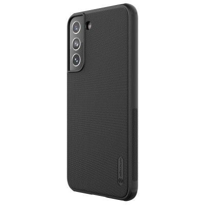 Samsung Galaxy S22 5G (SM-S901X) „Nillkin“ Frosted Shield Pro juodas dėklas - nugarėlė | Priedai.lt