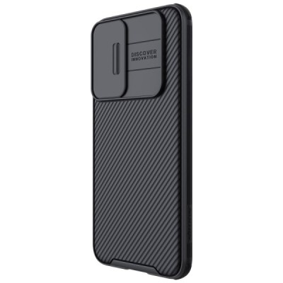 Samsung Galaxy S22+ 5G (SM-S906X) „Nillkin“ CamShield juodas dėklas, nugarėlė su kameros apsauga | Priedai.lt