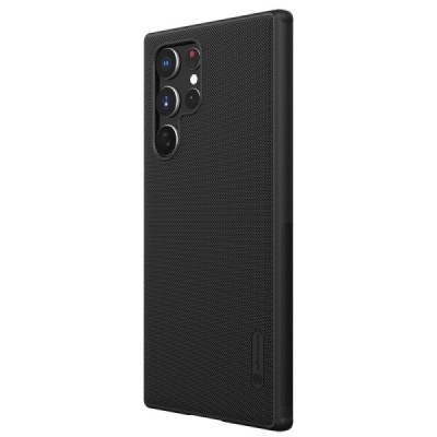 Samsung Galaxy S22 Ultra 5G (SM-S908X) „Nillkin“ Frosted Shield Pro juodas dėklas - nugarėlė | Priedai.lt