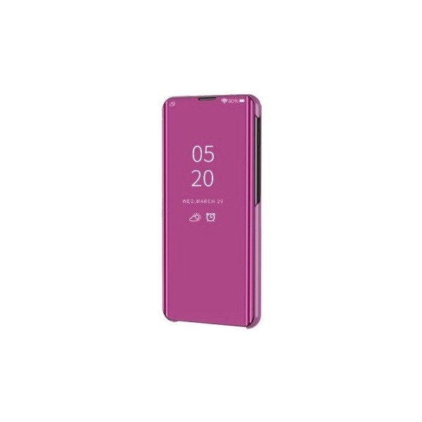 Plastikinis atverčiamas dėklas - rožinis (Galaxy S21 FE 5G)