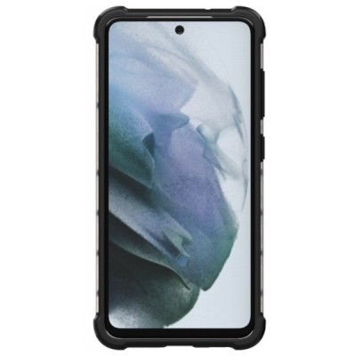 Honeycomb sustiprintos apsaugos Samsung Galaxy S21 FE (Fan Edition) 5G skaidrus kieto silikono (TPU) ir plastiko dėklas | Prieda