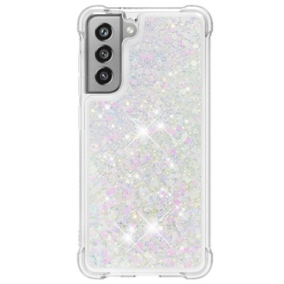 Samsung Galaxy S21 FE (Fan Edition) 5G Shine kieto silikono TPU skaidrus dėklas - nugarėlė | Priedai.lt