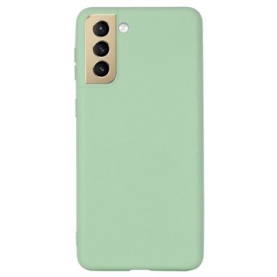 Samsung Galaxy S21 FE (Fan Edition) 5G Shell kieto silikono (TPU) dėklas žalias - nugarėlė | Priedai.lt