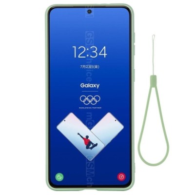 Samsung Galaxy S21 FE (Fan Edition) 5G Shell kieto silikono (TPU) dėklas žalias - nugarėlė | Priedai.lt