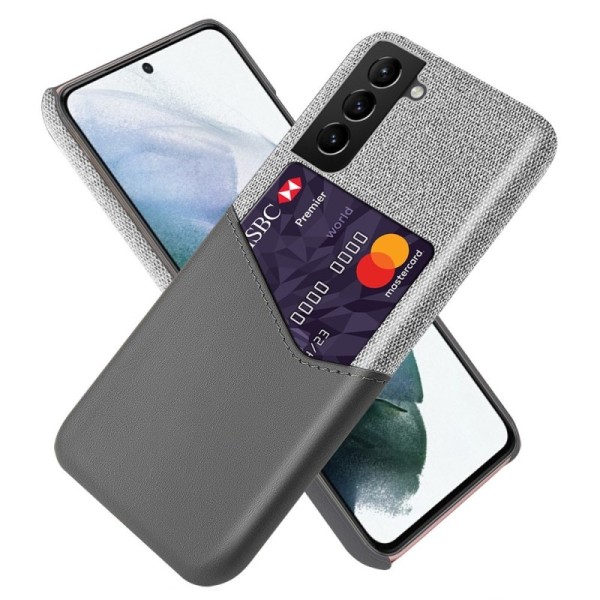 „KSQ“ Shell dėklas su kišenėle - pilkas (Galaxy S21 FE 5G)