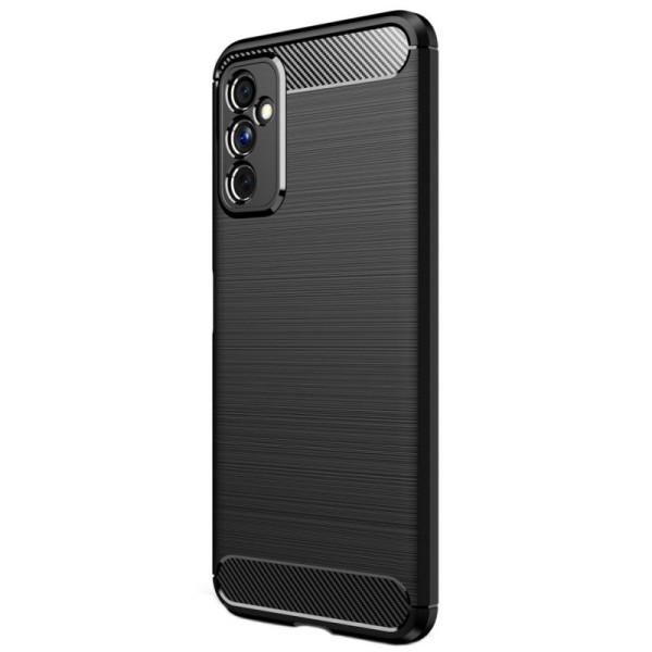 „Carbon“ kieto silikono (TPU) dėklas - juodas (Galaxy M52 5G)