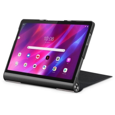 Lenovo Yoga Tab 11 atverčiamas juodas odinis dėklas - knygutė | Priedai.lt