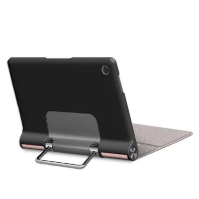 Lenovo Yoga Tab 11 atverčiamas auksinis odinis dėklas - knygutė | Priedai.lt