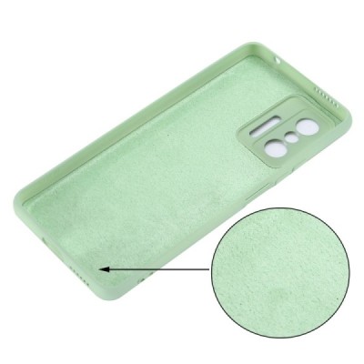 Xiaomi 11T (11T Pro) Shell kieto silikono (TPU) dėklas žalias - nugarėlė | Priedai.lt