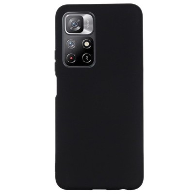 Xiaomi Poco M4 Pro (Redmi Note 11 5G) Shell kieto silikono TPU juodas dėklas - nugarėlė | Priedai.lt