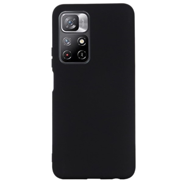 „Shell“ kieto silikono (TPU) dėklas - juodas (Poco M4 Pro 5G / Redmi Note 11 5G)