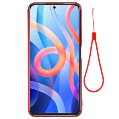 Xiaomi Poco M4 Pro (Redmi Note 11 5G) Shell kieto silikono TPU raudonas dėklas - nugarėlė | Priedai.lt