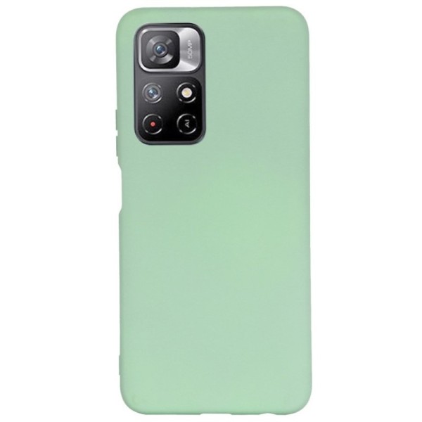 „Shell“ kieto silikono (TPU) dėklas - žalias (Poco M4 Pro 5G / Redmi Note 11 5G)