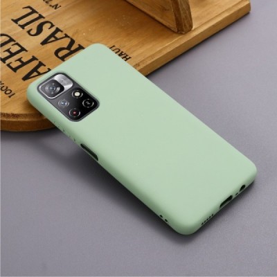Xiaomi Poco M4 Pro (Redmi Note 11 5G) Shell kieto silikono TPU žalias dėklas - nugarėlė | Priedai.lt
