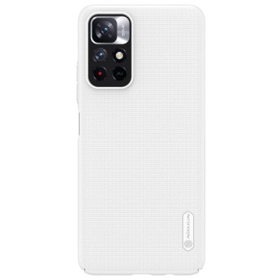 Nillkin Frosted Shield Xiaomi Poco M4 Pro (Redmi Note 11 5G) baltas plastikinis dėklas | Priedai.lt