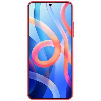 Nillkin Frosted Shield Xiaomi Poco M4 Pro (Redmi Note 11 5G) raudonas plastikinis dėklas | Priedai.lt