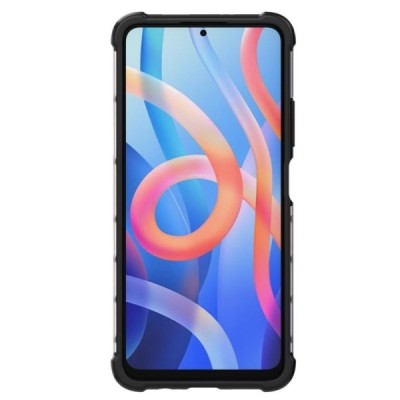 Honeycomb sustiprintos apsaugos Xiaomi Poco M4 Pro (Redmi Note 11 5G)  5G skaidrus kieto silikono (TPU) ir plastiko dėklas | Pri