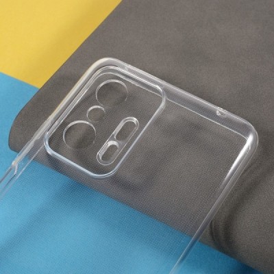 Xiaomi 11T (11T Pro) kieto silikono TPU skaidrus dėklas - nugarėlė | Priedai.lt