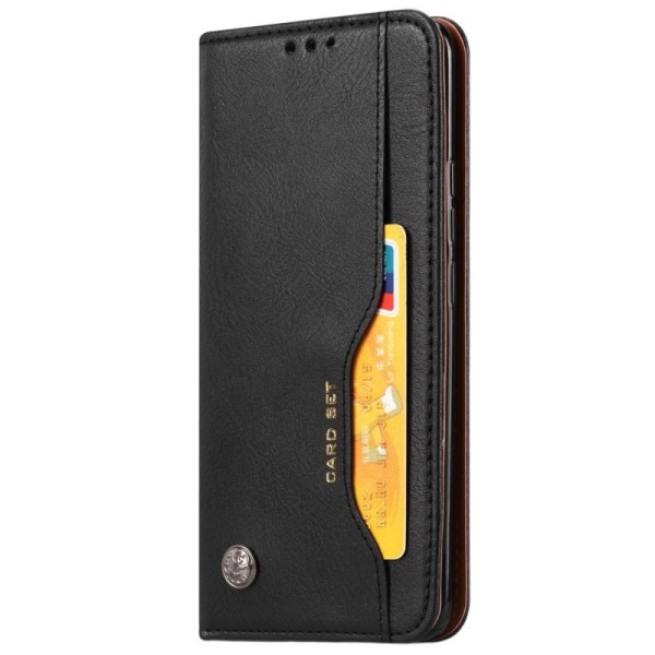 „Comma“ atverčiamas dėklas - juodas (Redmi Note 9 Pro)
