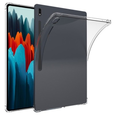 Samsung Galaxy Tab S8 Ultra 14.6" (X900, X906) kieto silikono TPU skaidrus dėklas - nugarėlė | Priedai.lt