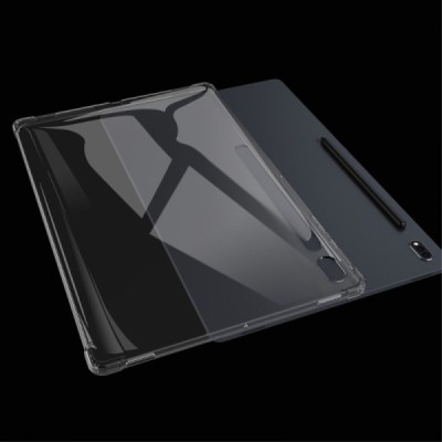 Samsung Galaxy Tab S8 Ultra 14.6" (X900, X906) kieto silikono TPU skaidrus dėklas - nugarėlė | Priedai.lt
