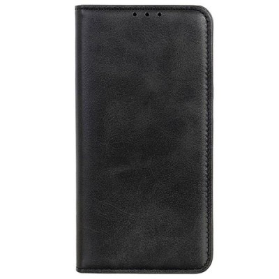 Samsung Galaxy S22 5G (SM-S901X) „Split“ juodas odinis atverčiamas dėklas - knygutė | Priedai.lt