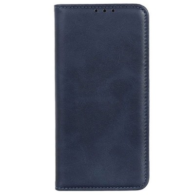 Samsung Galaxy S22 5G (SM-S901X) „Split“ mėlynas odinis atverčiamas dėklas - knygutė | Priedai.lt