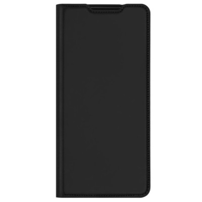 „Dux Ducis“ Skin serijos Samsung Galaxy S22 5G (SM-S901X) juodas odinis atverčiamas dėklas | Priedai.lt