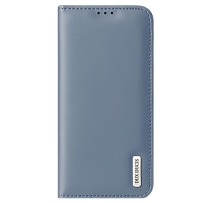 „Dux Ducis“ Hivo serijos Samsung Galaxy S22 5G (SM-S901X) mėlynas odinis atverčiamas dėklas | Priedai.lt