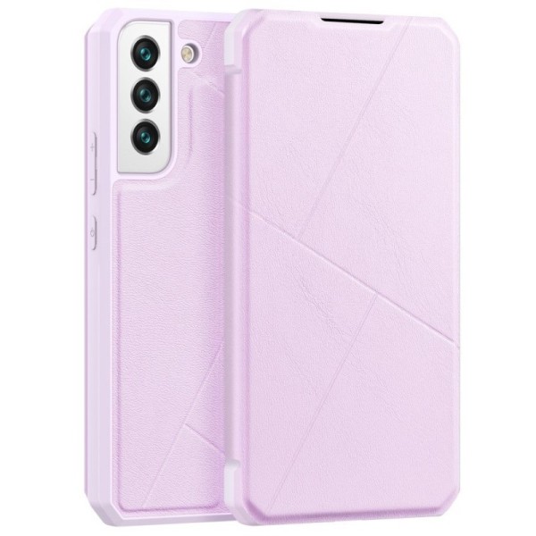 „Dux Ducis“ Skin X atverčiamas dėklas - rožinis (Galaxy S22 5G)