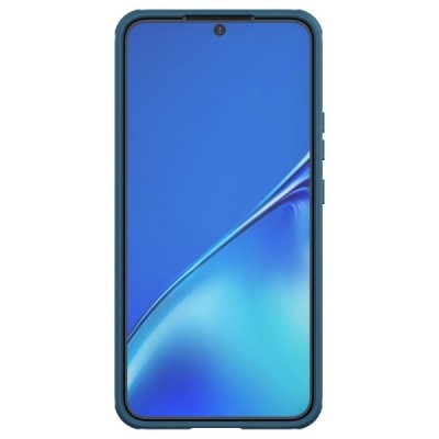 Samsung Galaxy S22 5G (SM-S901X) „Nillkin“ Frosted Shield Pro mėlynas dėklas - nugarėlė | Priedai.lt