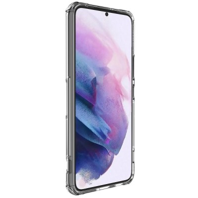„Nillkin“ Nature TPU Pro Samsung Galaxy S22 5G (SM-S901X) sustiprintos apsaugos kieto silikono skaidrus dėklas | Priedai.lt